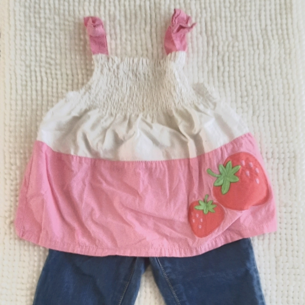 Gymboree- Matching Top n Capri Jeans